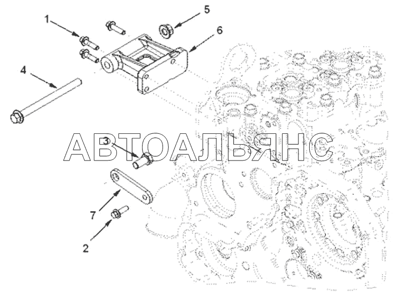 EH97541ZZ Generator mounting parts