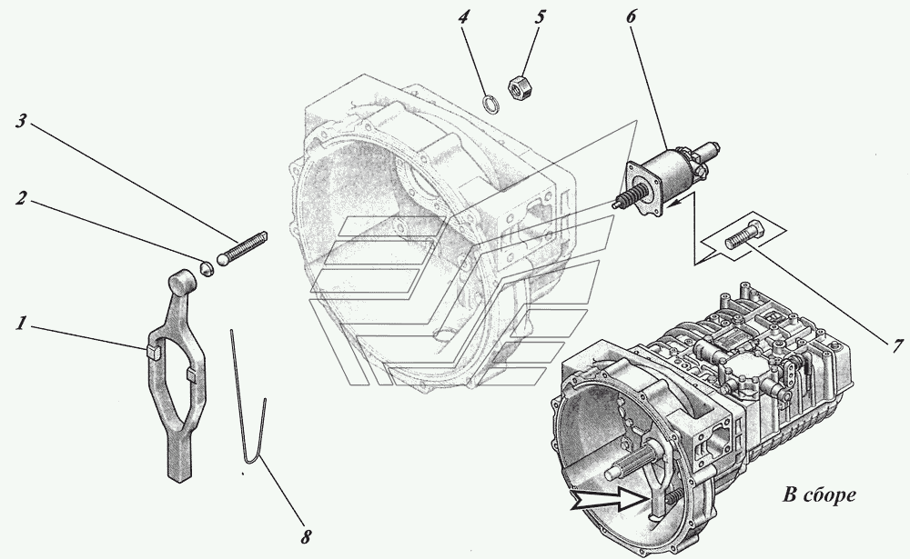 Коробка передач ZF6S700ВО 1351001017