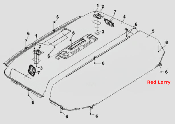 Top Cover Interior Decoration Subassembly