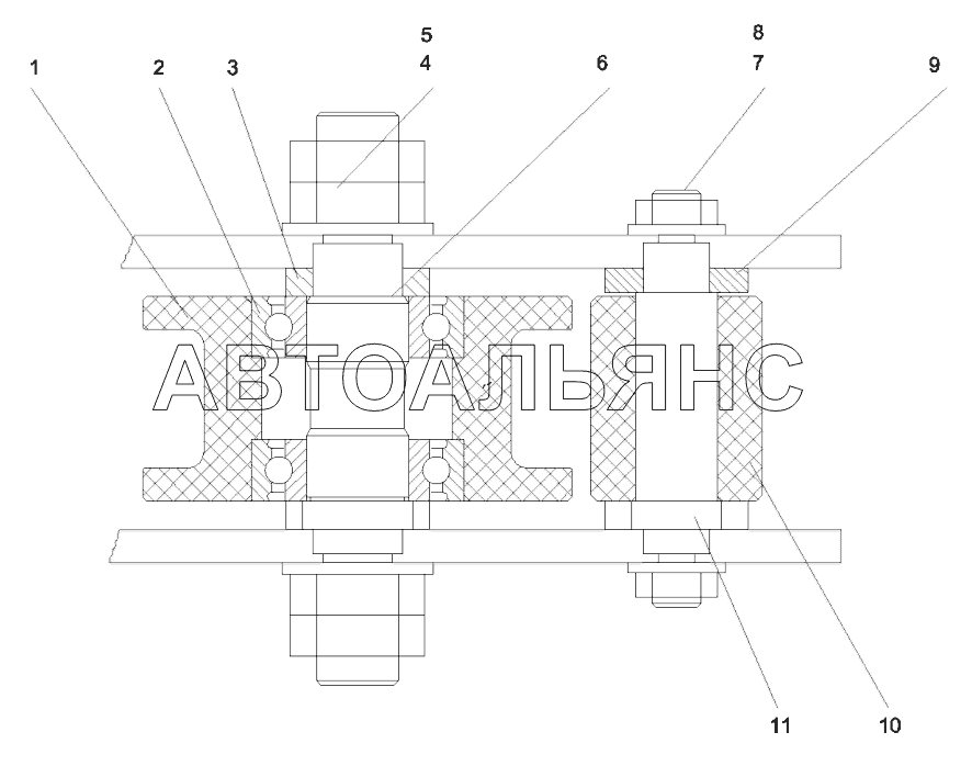 10984687 Wheel, guide