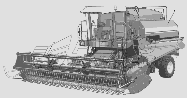 Комбайн зерноуборочный самоходный КЗС-812 КЗК-8-0000000