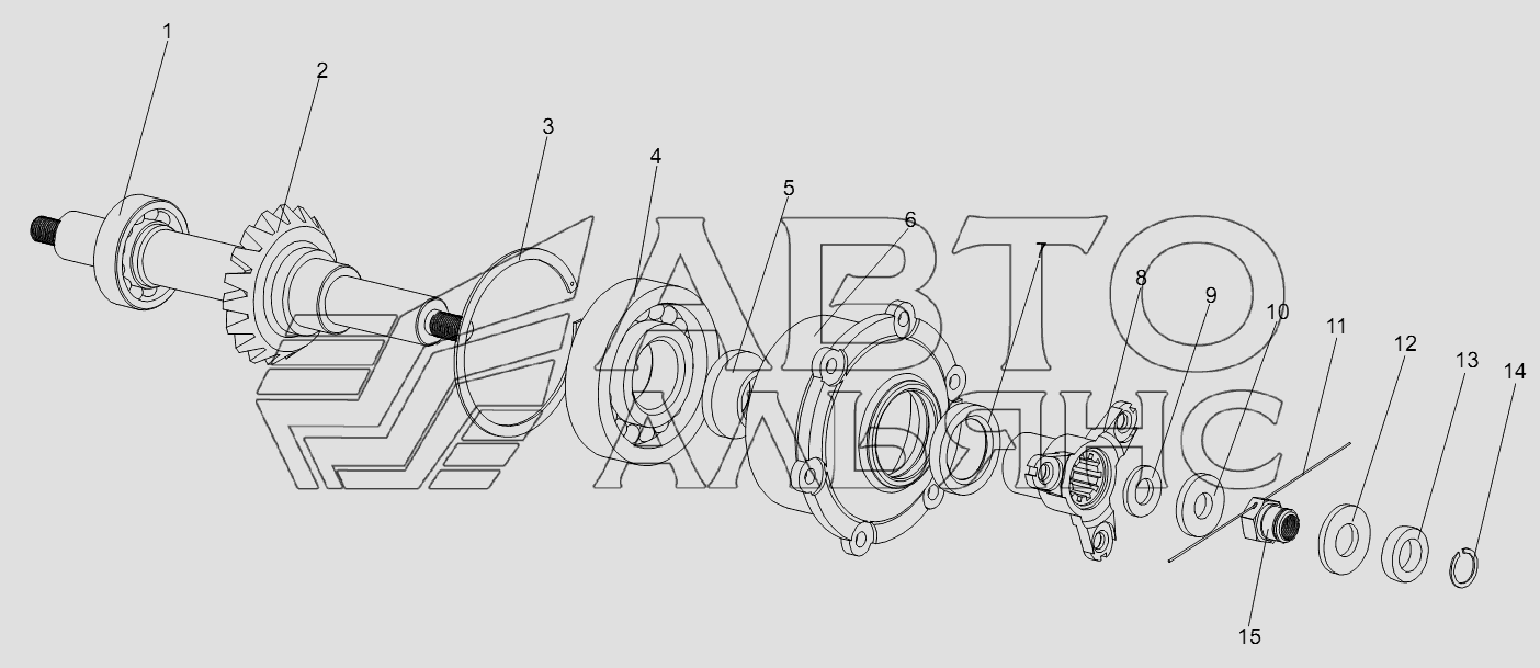 Вал-шестерня 7919-1315440