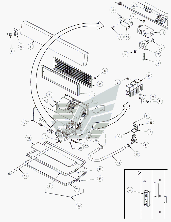 CAB-AIR CONDITIONING AND HEATER