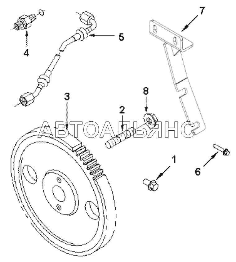 FP91296ZZ Fuel pump connection