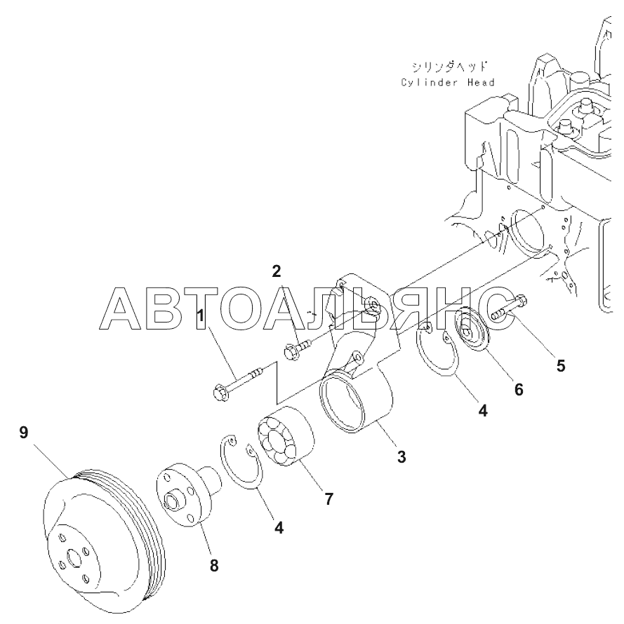 FAN DRIVE PULLEY