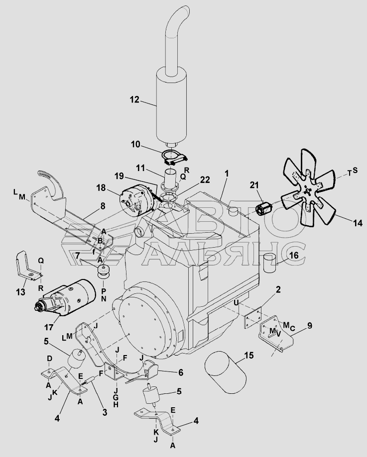 ENGINE ASSEMBLY – ISUZU ENGINE TRACTOR UNITS