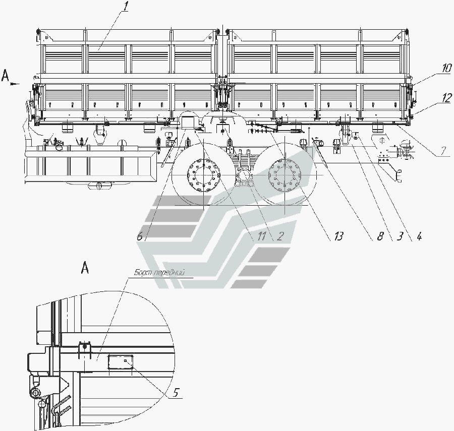 45144-8600001 Самосвальная установка