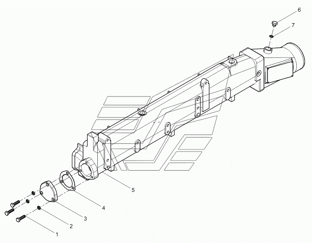Air inlet pipe assembly
