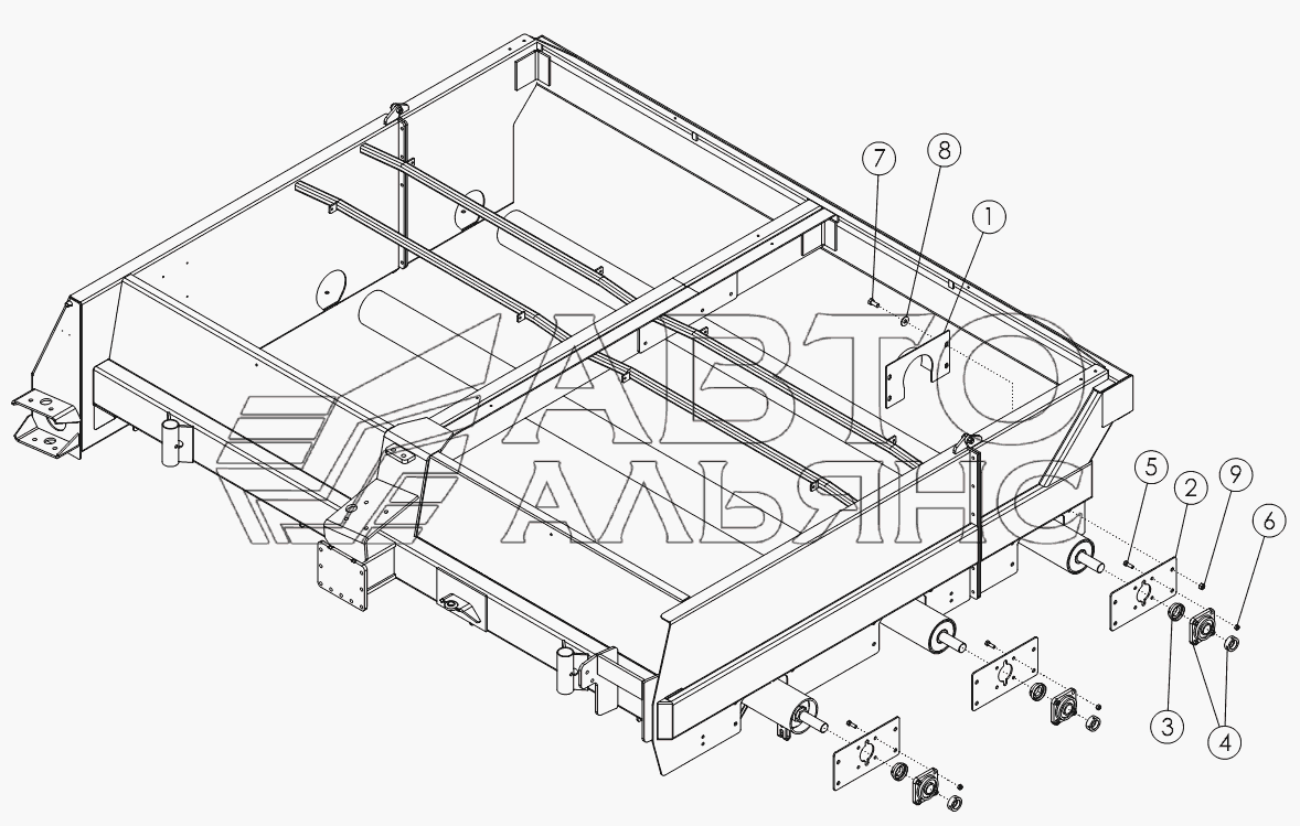 FLAIL TUBE MOUNTING