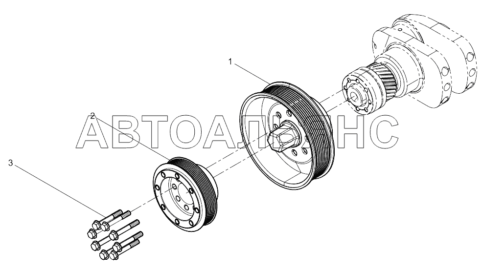 Crankshaft Pulley Group
