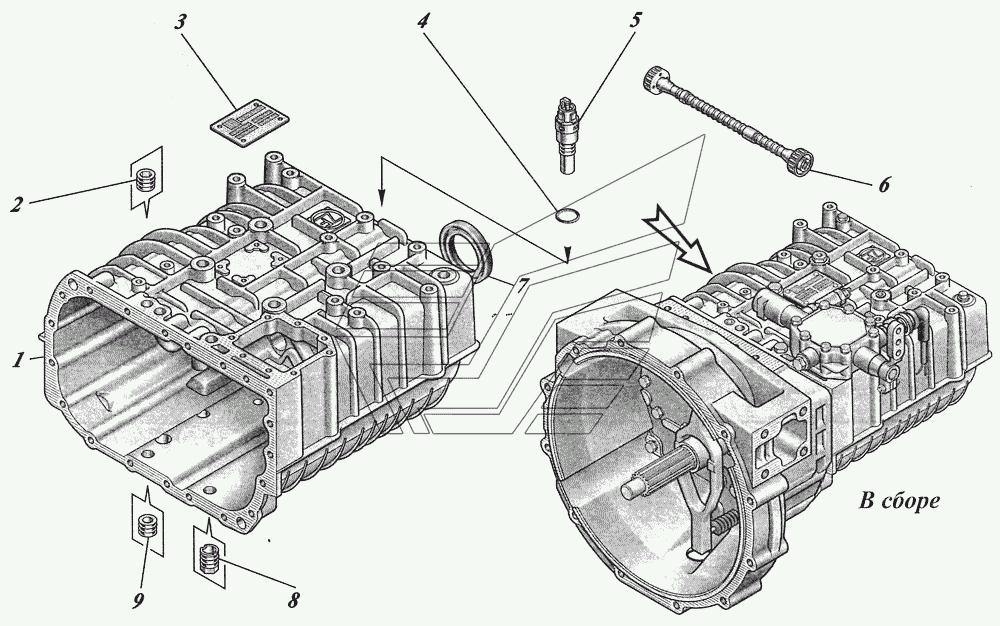 Коробка передач ZF6S700ВО 1351001017