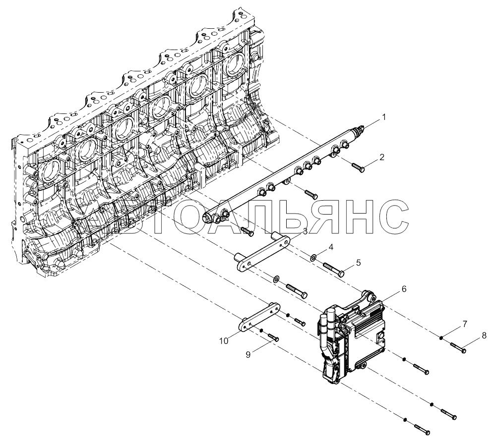 Комбинированная группа системы Common Rail