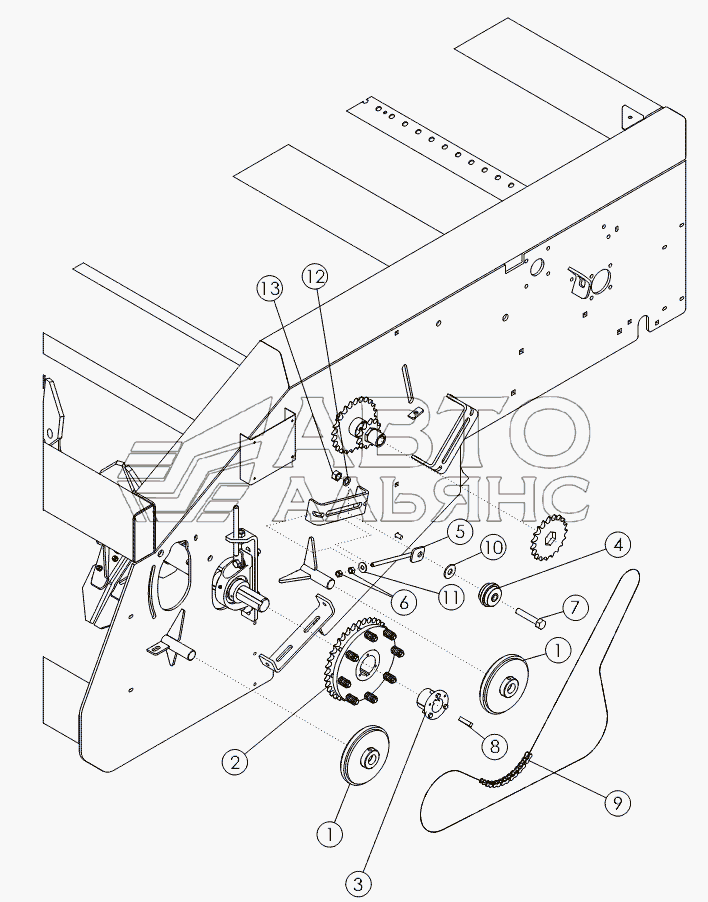 PADDLE SHAFT DRIVE