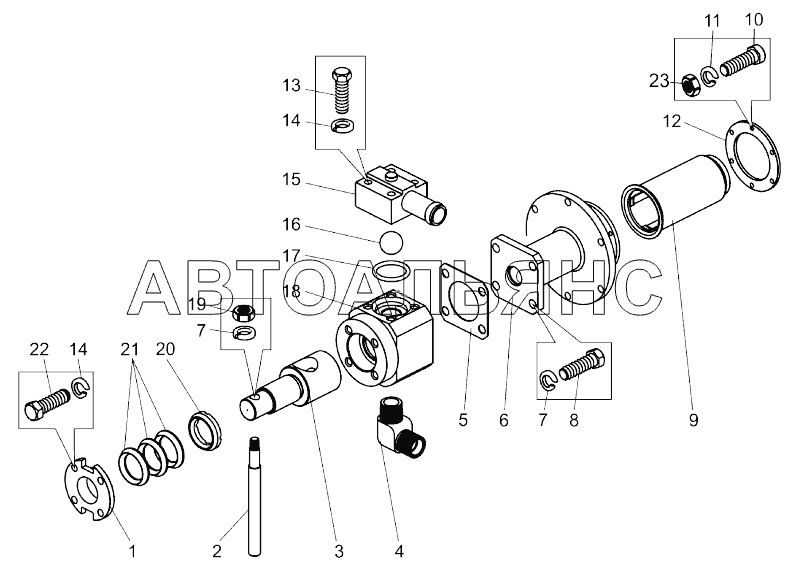 Кран топливный с фильтром (75131-1116010);Fuel tap