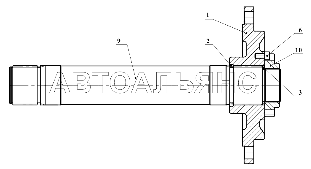 Полуось ;Axle shaft