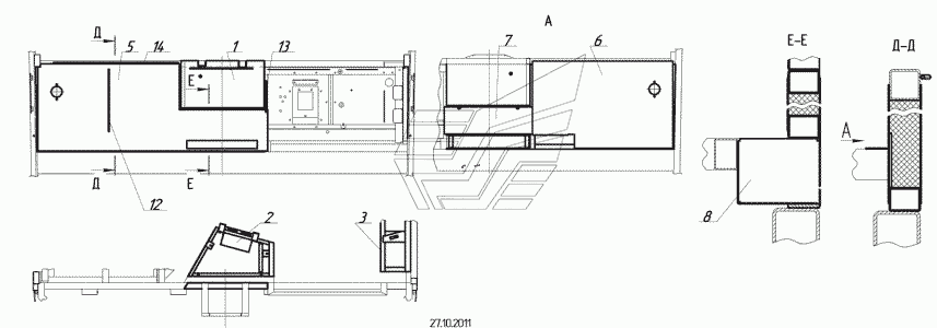 5299-5300610 – Облицовка каркаса рабочего места водителя