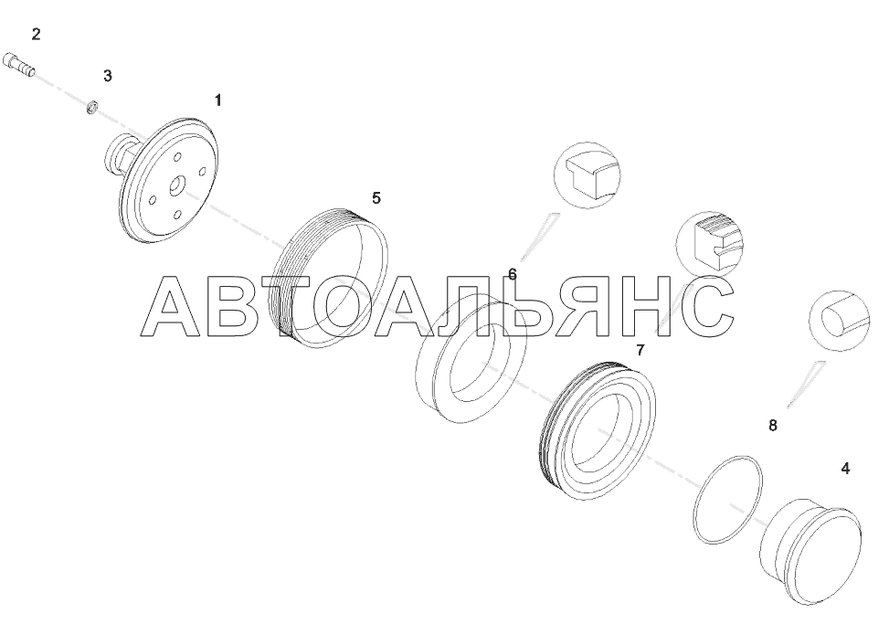 12595944 Head, piston