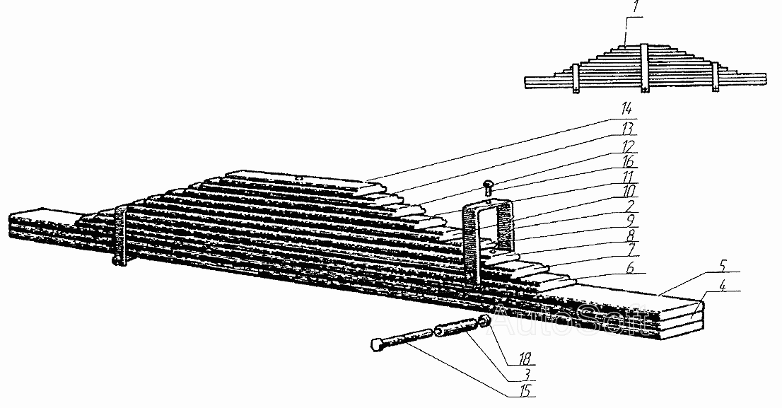 Рессора 4310-2912012