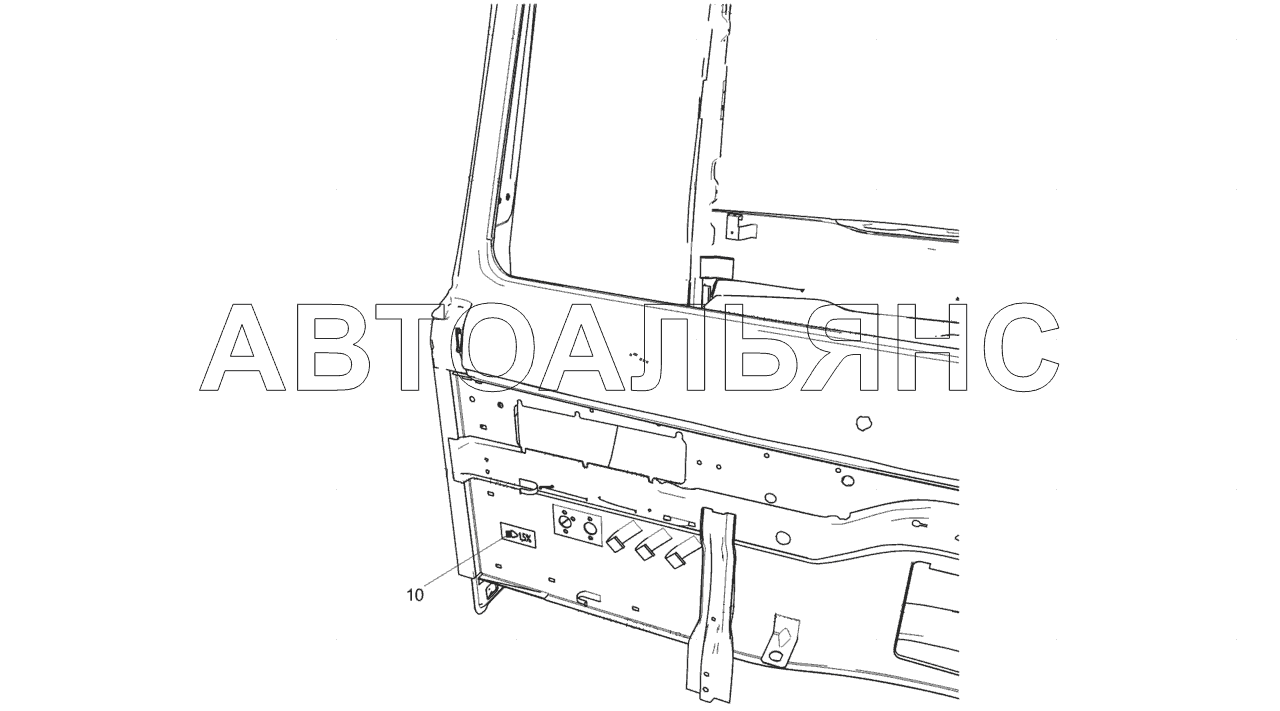 53205-3711040 Установка таблички регулировки пучка света фар