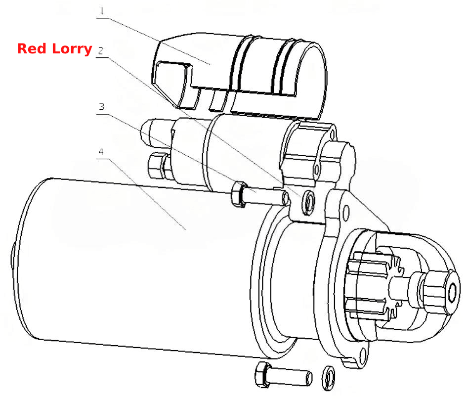 B7641-3708000/02 Starter Assembly