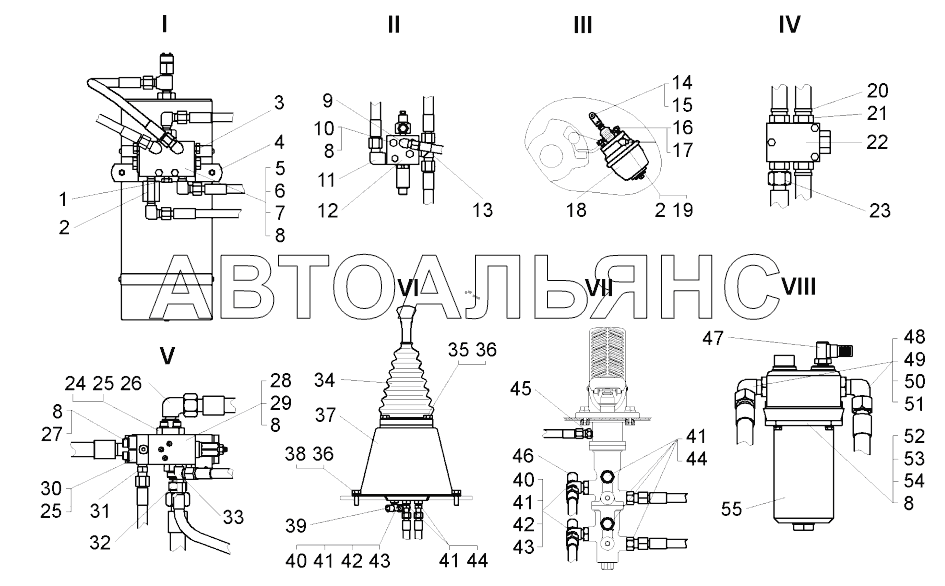 Монтаж аппаратов гидравлического привода тормозов (продолжение- );Mounting of apparatus brake hydraulic drive