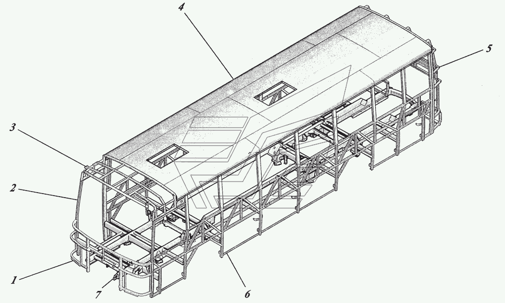 Каркас кузова 4238-5000026, 4238-01-5000026