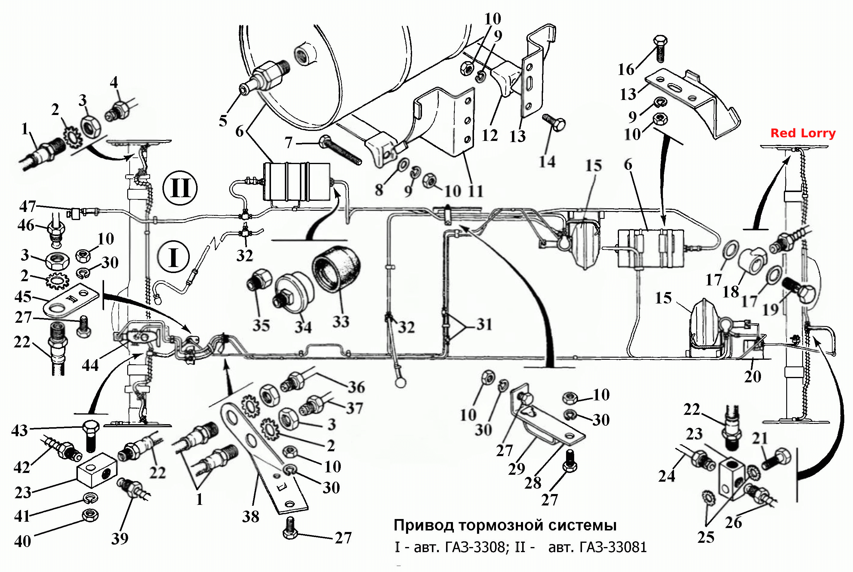 Привод тормозной системы