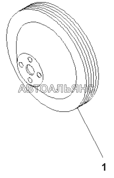 ACCESSORY PULLEY (FOR AIR CONDITIONER)