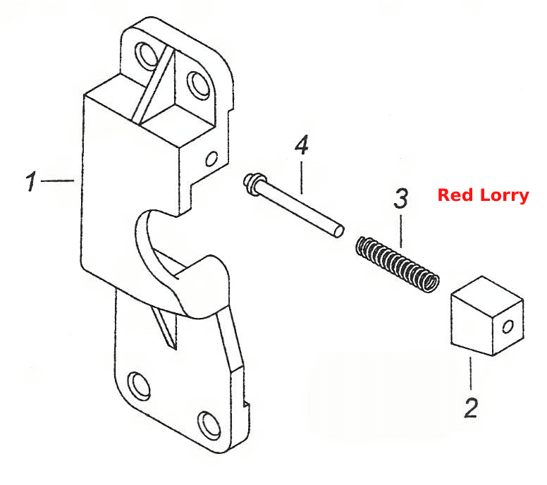 5320-6105035-10 Фиксатор замка левый
