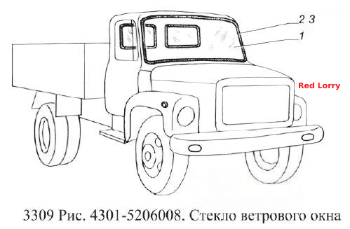Стекло ветрового окна
