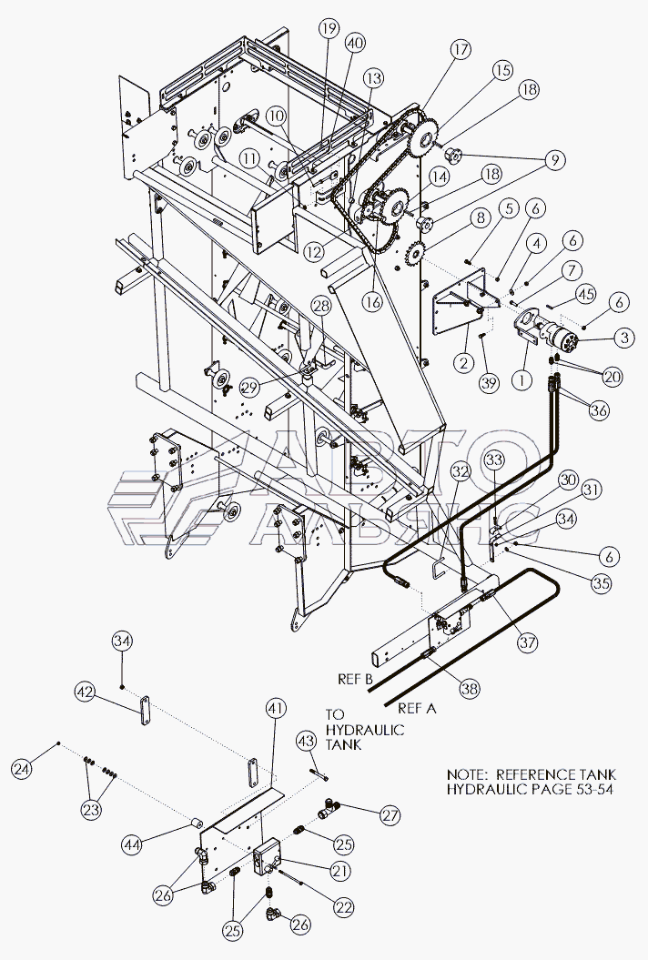 REAR SCRUB DRIVE: SINGLE MOTOR