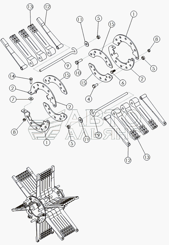FLAILS ON №3 DRUM