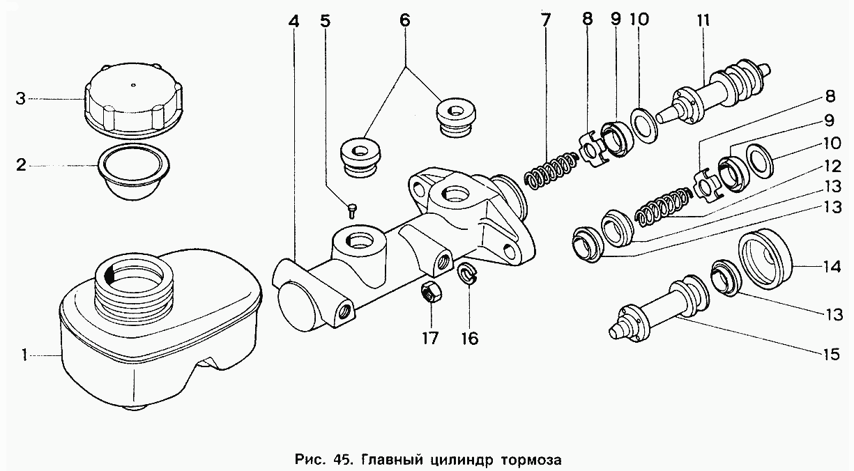 Главный цилиндр тормоза