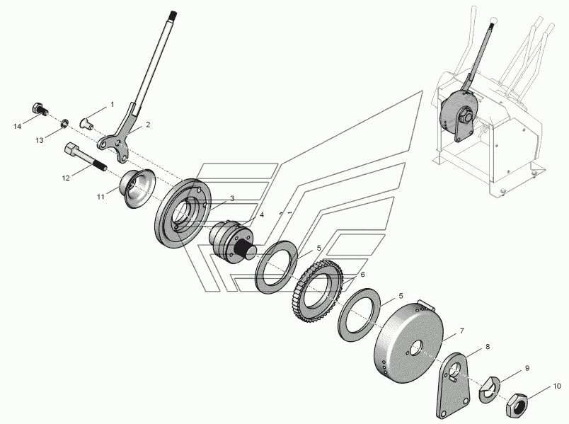 744Р-1108010-2 Акселератор