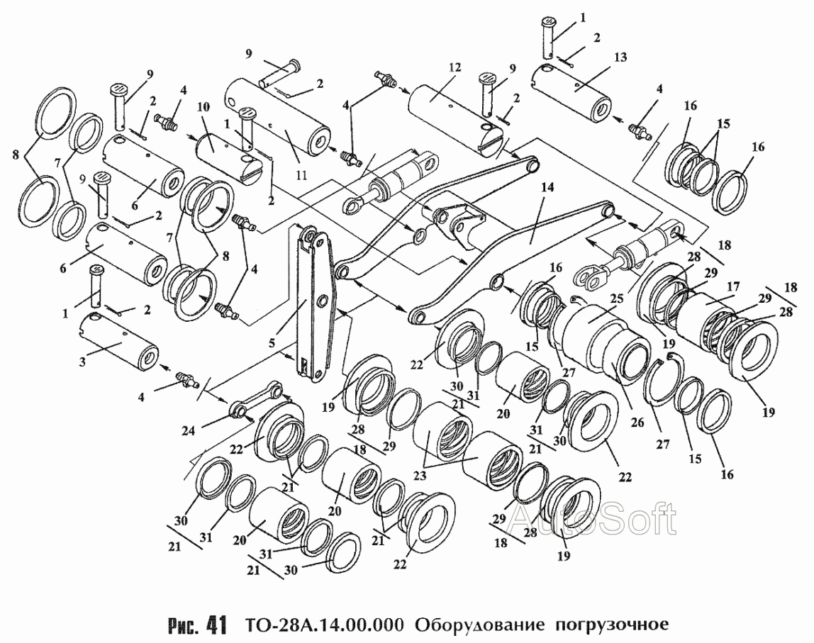 Оборудование погрузочное ТО-28А.14.00.000