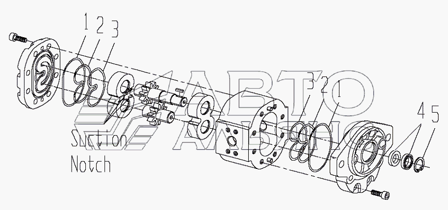 HYDRAULIC PUMP №62153