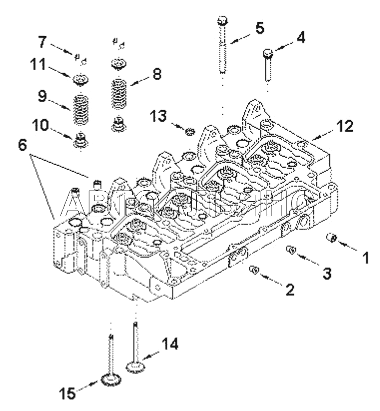 PP97016ZZ Cylinder head assembly