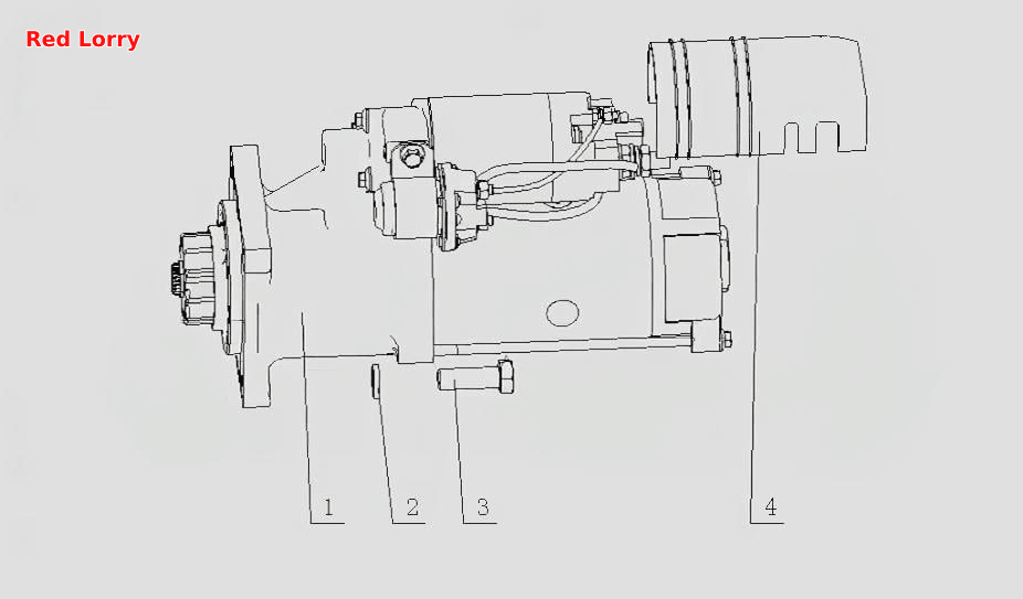 J64F3-3708000 Стартер в сборе