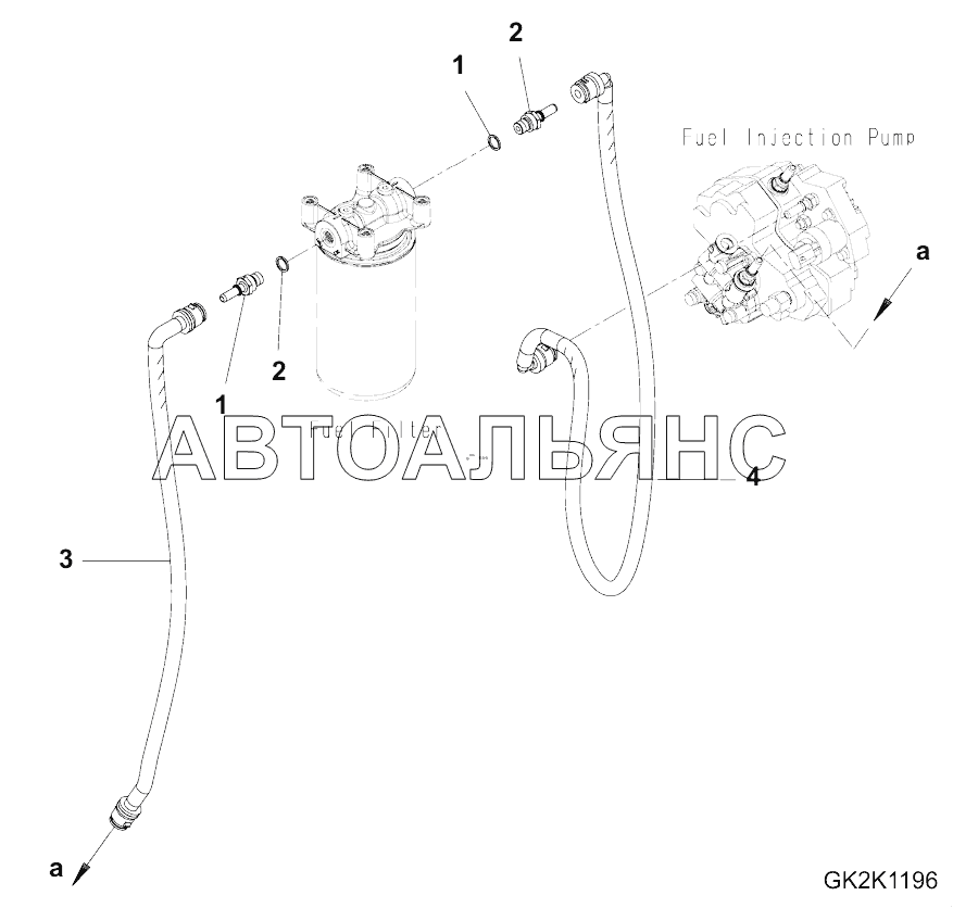 FUEL FILTER PIPING
