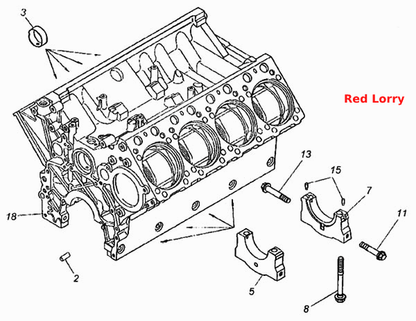 Блок цилиндров в сборе