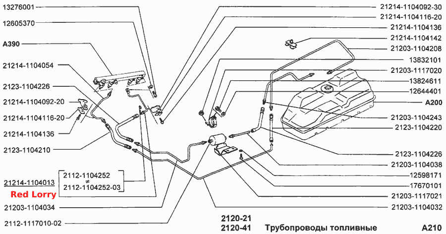 Трубопроводы топливные