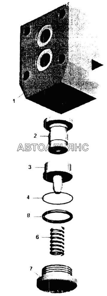 Клапан предохранительный;Safety valve