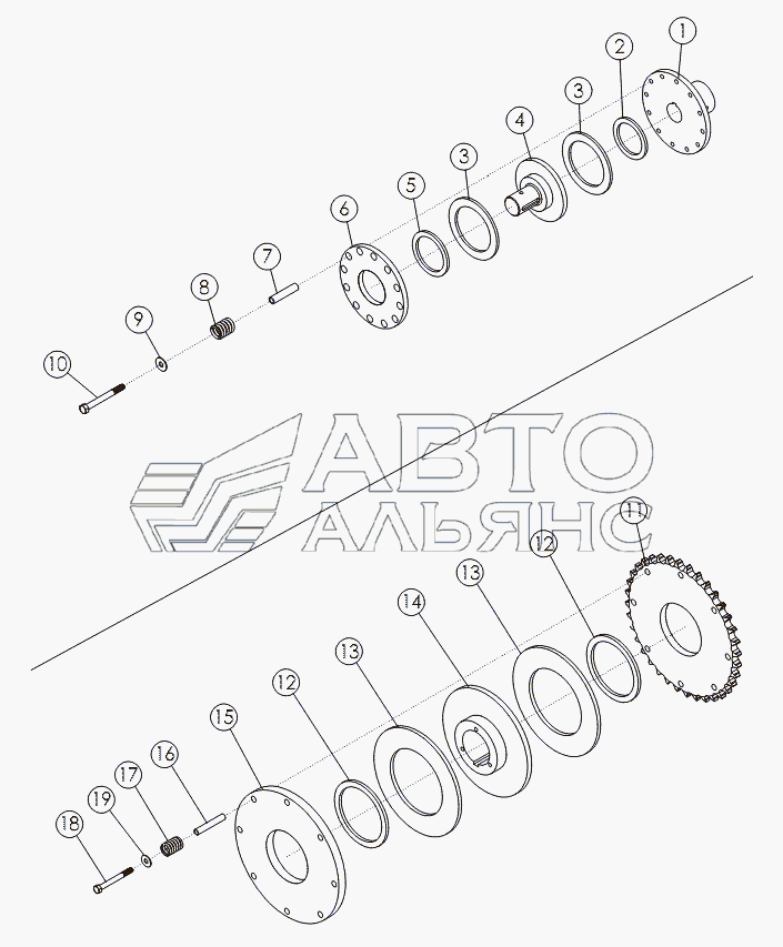 SLIP CLUTCH (IN-LINE) №57926,SLIP CLUTCH/SPOCKET №57993,SLIP CLUTCH/SPOCKET №58335