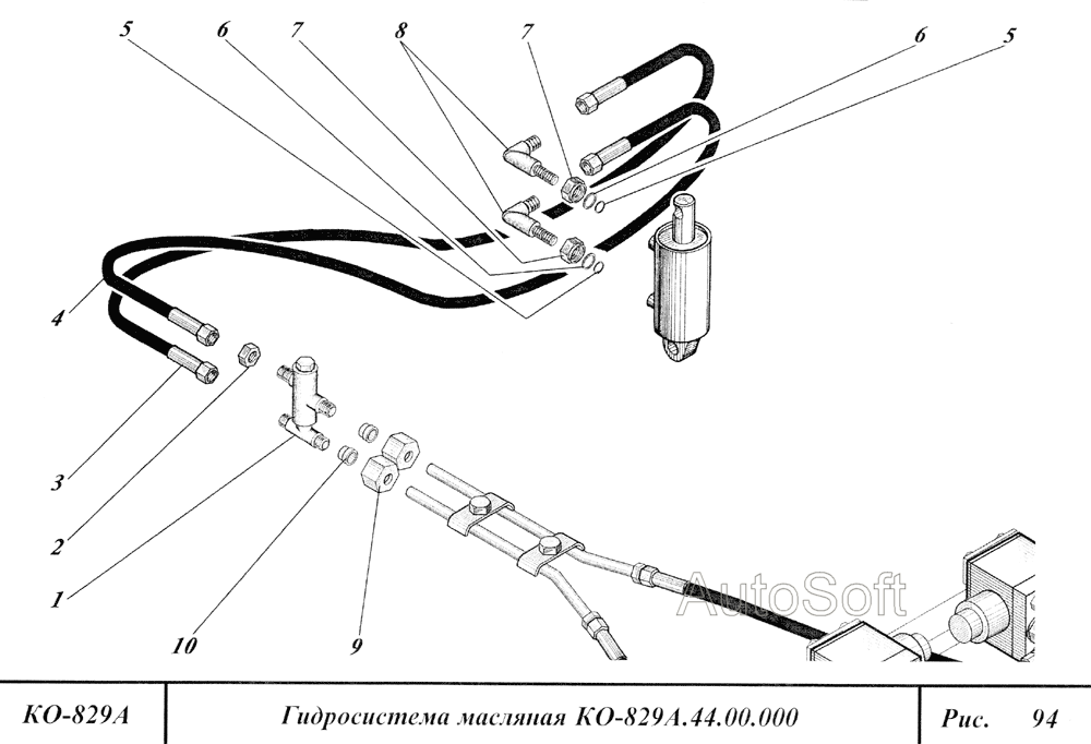 Гидросистема масляная