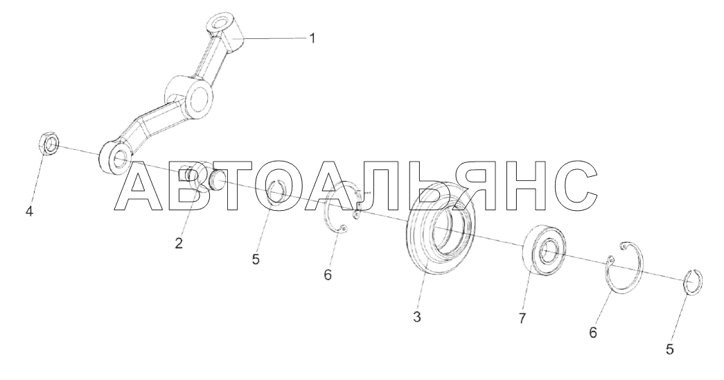 Рычаг КВК