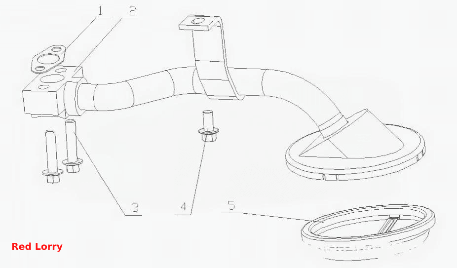 F3000-1010000A Сетчатый масляный фильтр в сборе