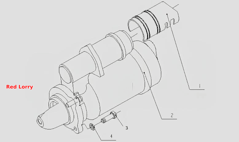 M3400- Стартер в сборе