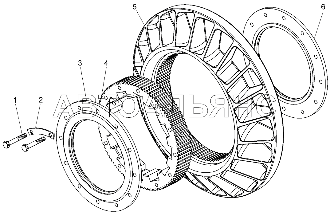 Колесо реактора, колесо второго реактора (А- , );Reactor wheel, The second reactor wheel