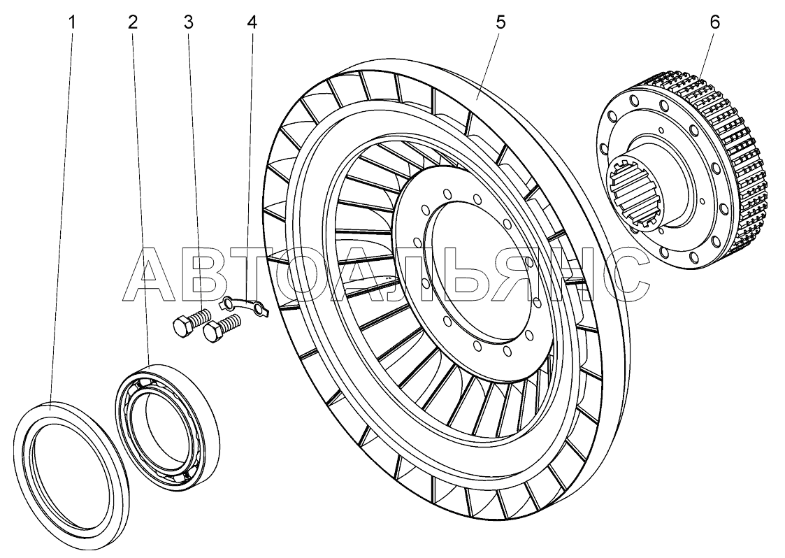 Колесо турбины;Impeller