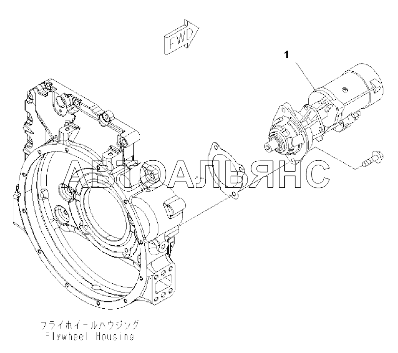 STARTING MOTOR (4.5KW)